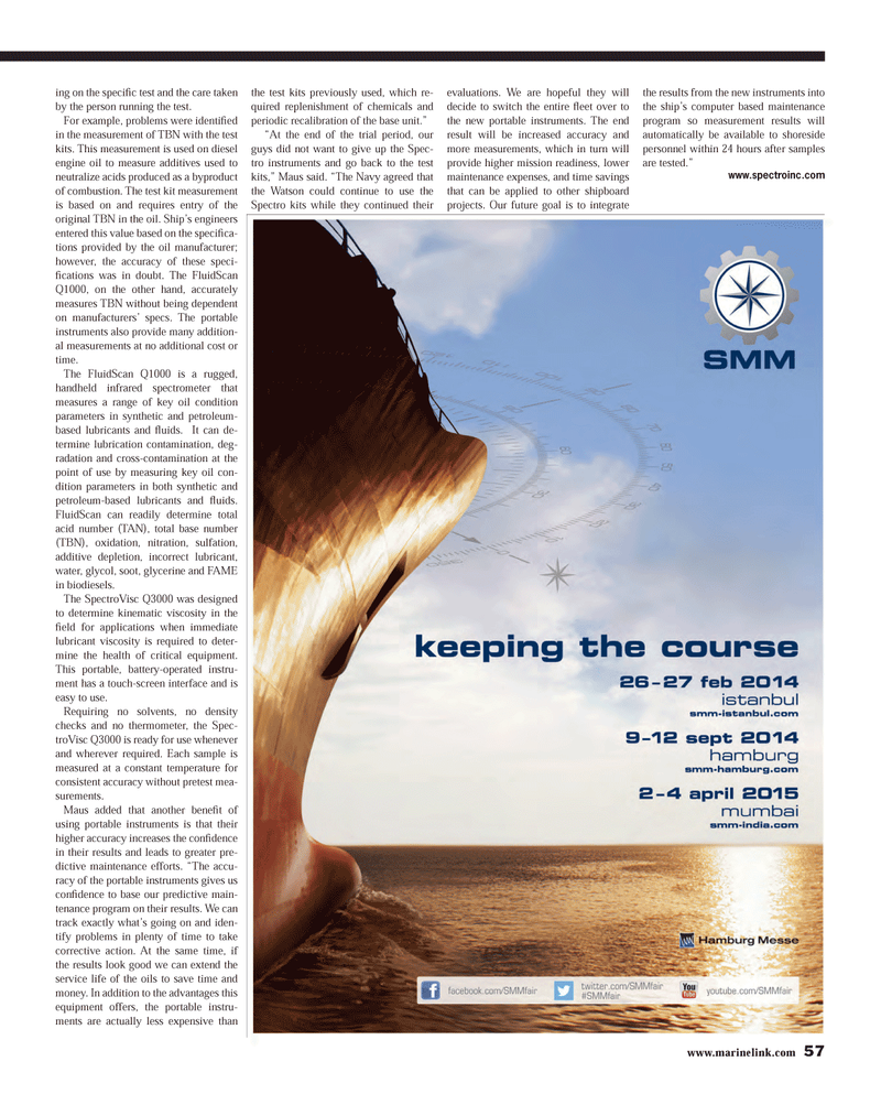 Maritime Reporter Magazine, page 57,  May 2013