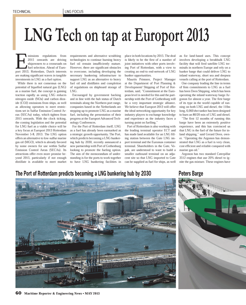 Maritime Reporter Magazine, page 60,  May 2013