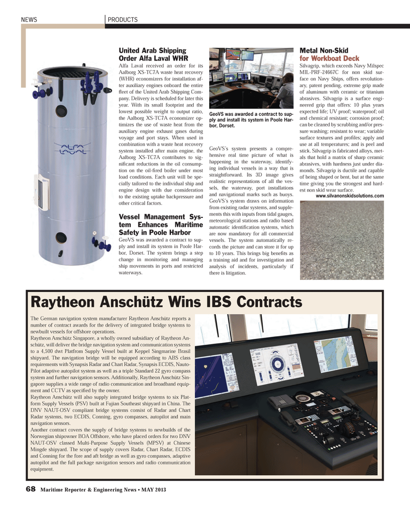 Maritime Reporter Magazine, page 68,  May 2013