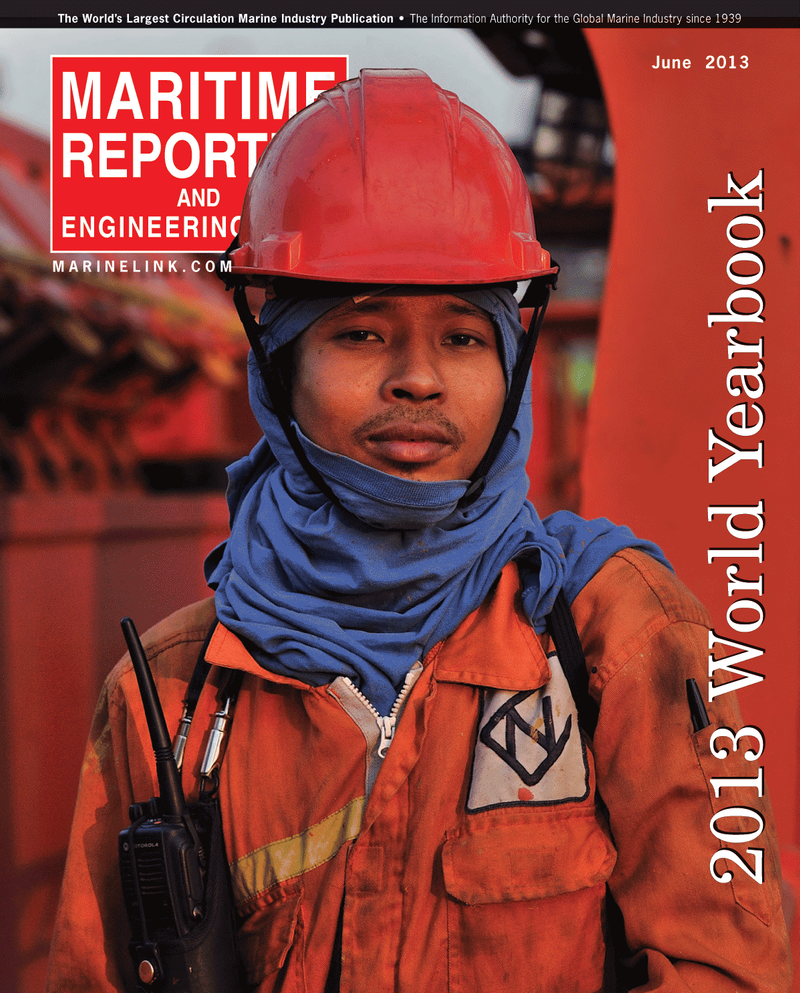 Maritime Reporter Magazine Cover Jun 2013 - Annual World Yearbook