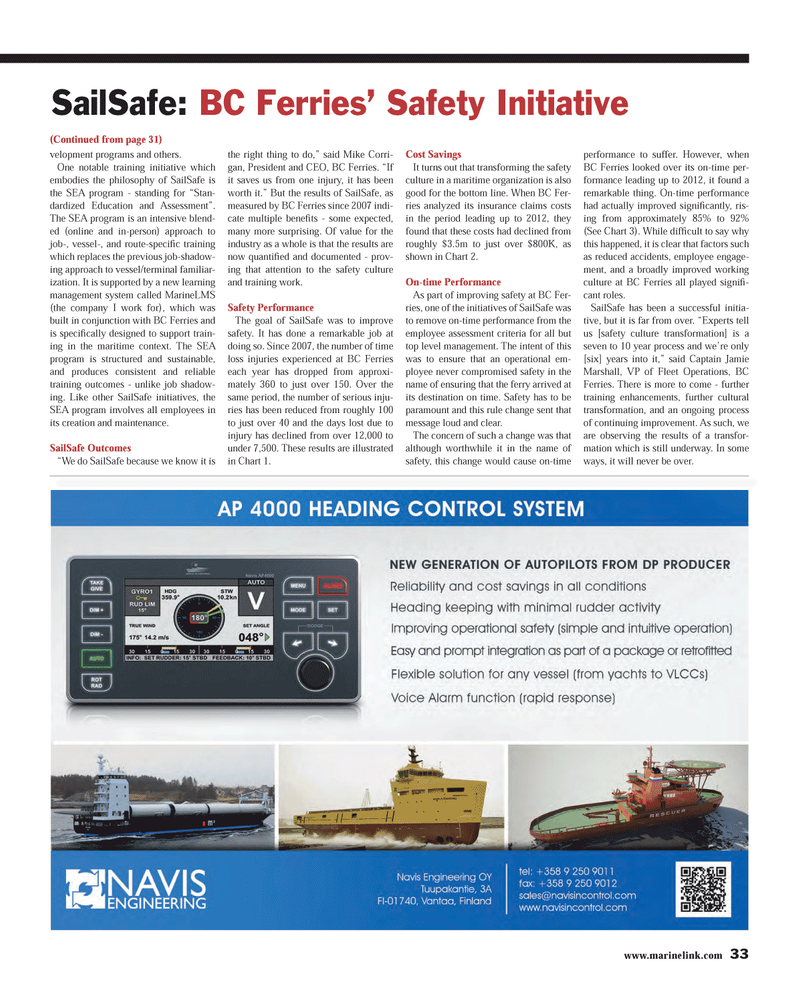 Maritime Reporter Magazine, page 33,  Jun 2013