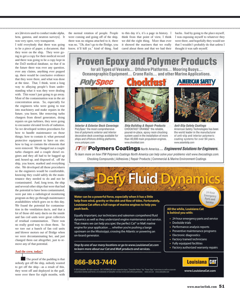 Maritime Reporter Magazine, page 51,  Jun 2013