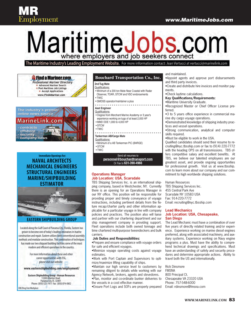 Maritime Reporter Magazine, page 83,  Jun 2013