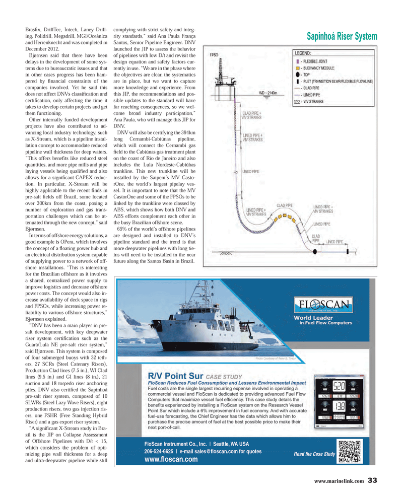 Maritime Reporter Magazine, page 33,  Jul 2013