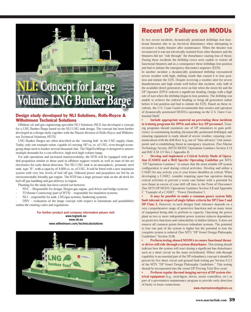 Maritime Reporter Magazine, page 39,  Jul 2013
