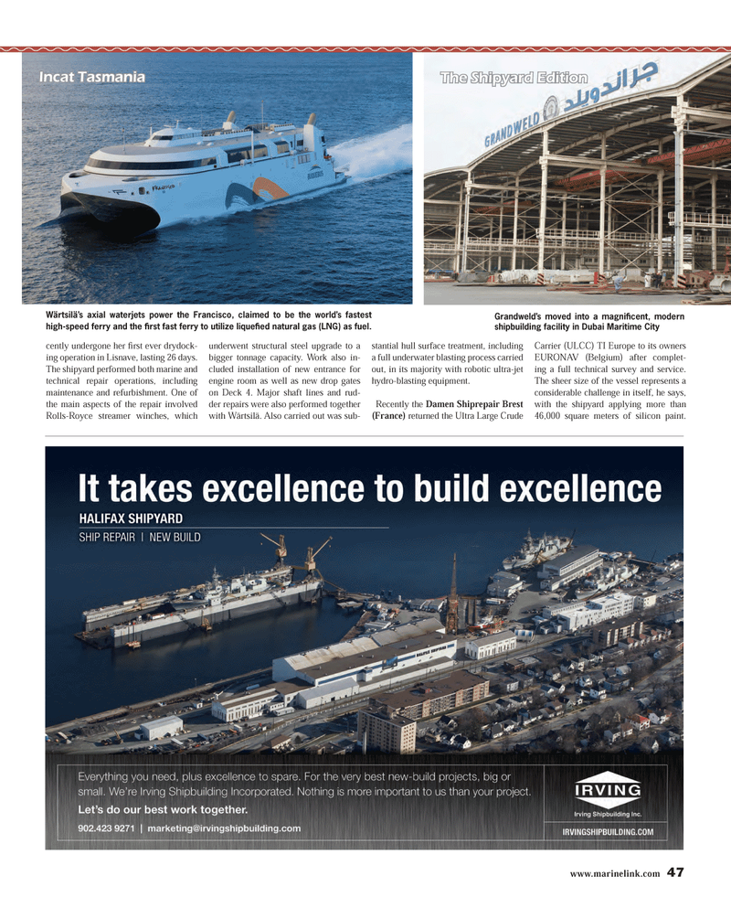 Maritime Reporter Magazine, page 47,  Aug 2013