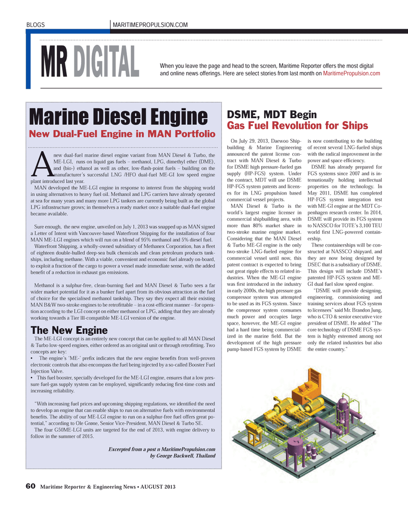 Maritime Reporter Magazine, page 60,  Aug 2013