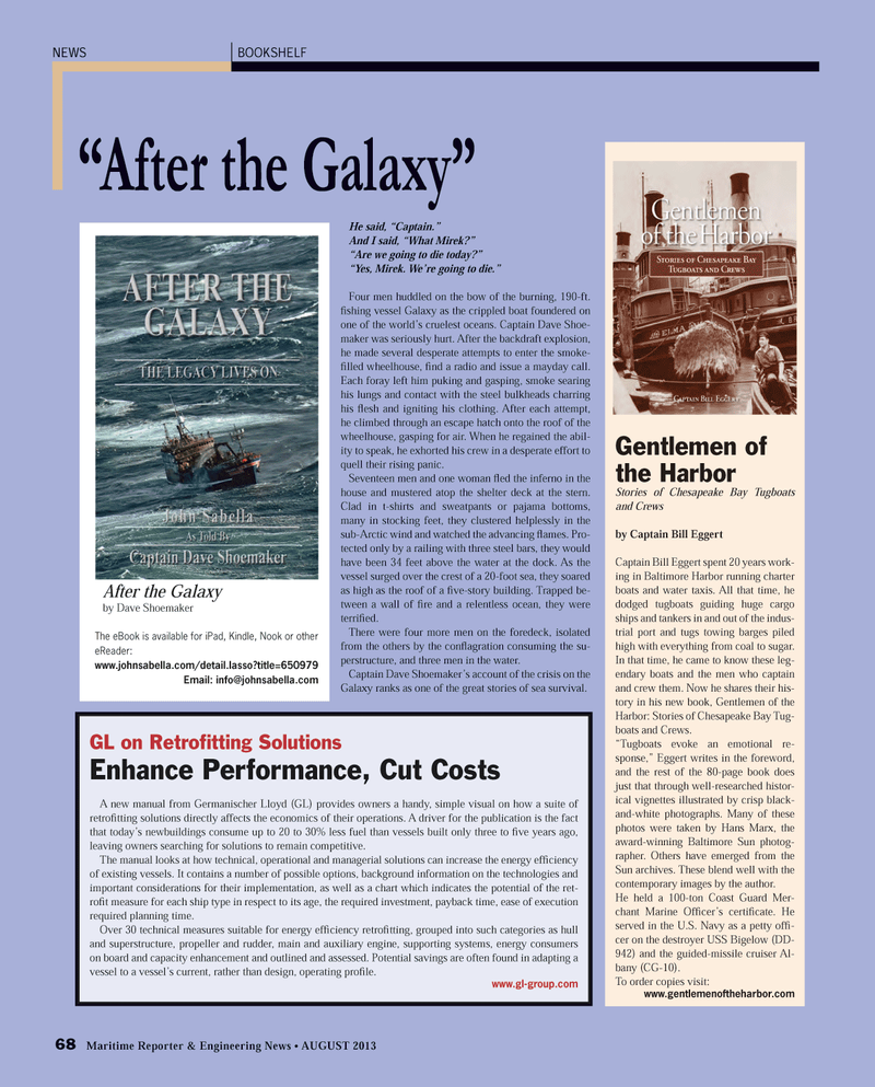 Maritime Reporter Magazine, page 68,  Aug 2013