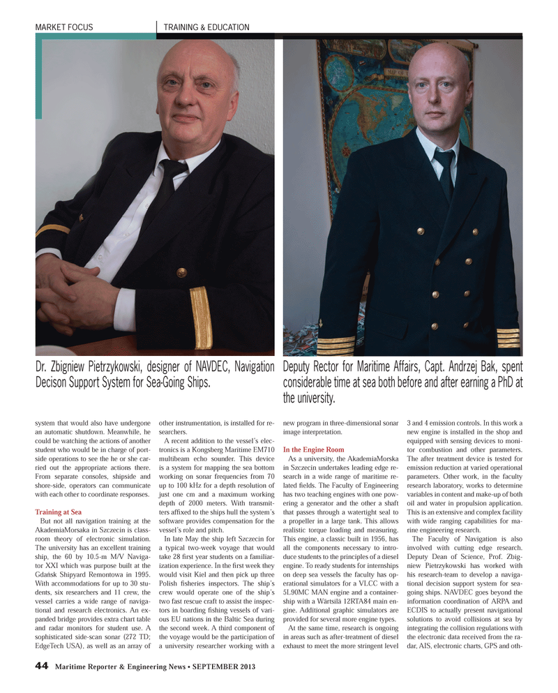 Maritime Reporter Magazine, page 44,  Sep 2013