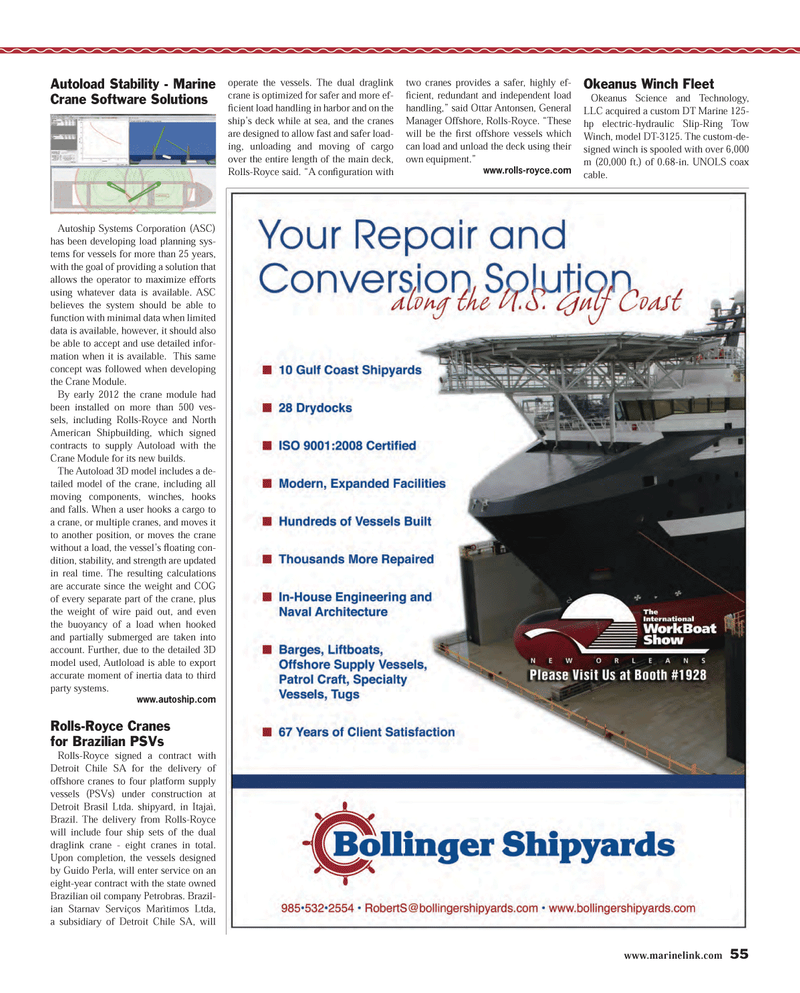 Maritime Reporter Magazine, page 55,  Sep 2013