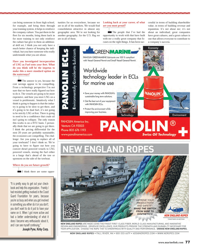 Maritime Reporter Magazine, page 77,  Sep 2013