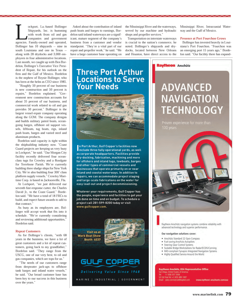 Maritime Reporter Magazine, page 79,  Sep 2013