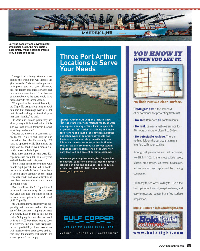 Maritime Reporter Magazine, page 39,  Oct 2013