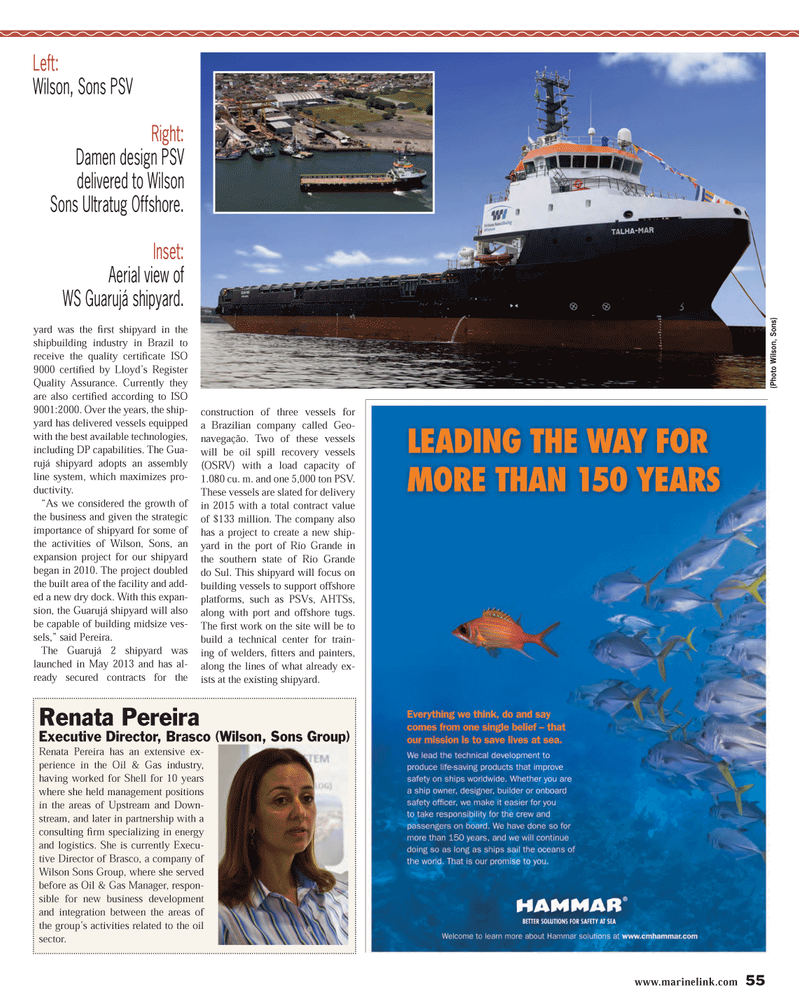 Maritime Reporter Magazine, page 55,  Oct 2013