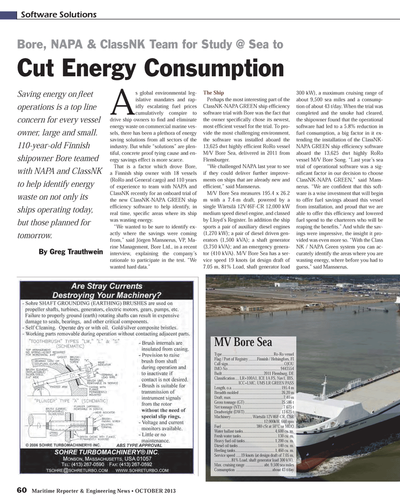 Maritime Reporter Magazine, page 60,  Oct 2013