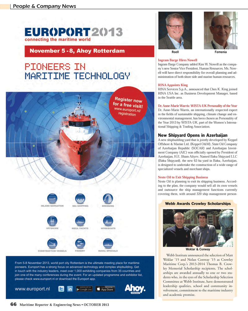 Maritime Reporter Magazine, page 66,  Oct 2013