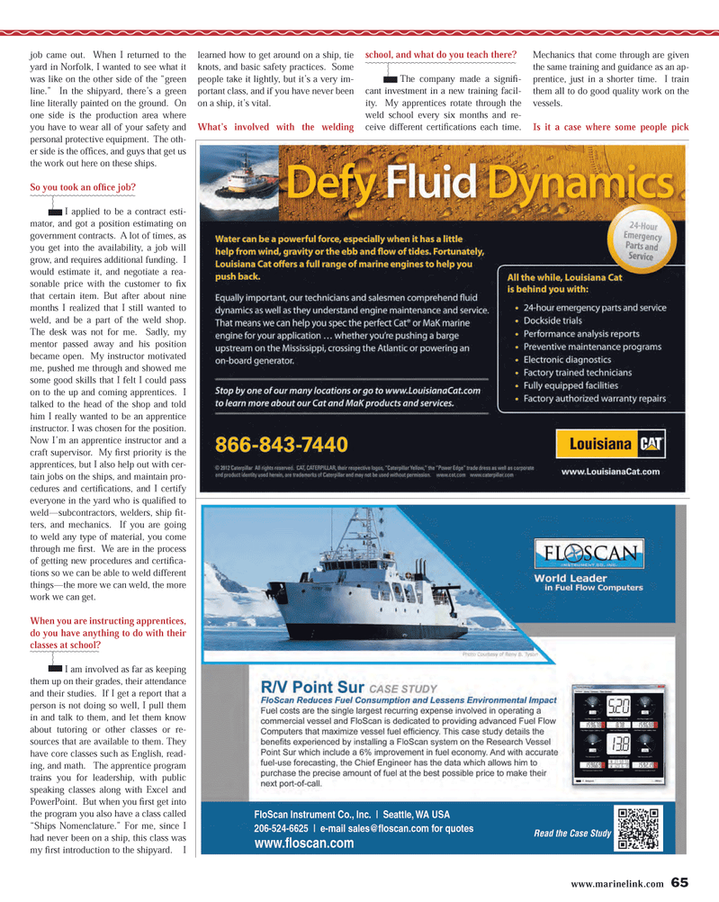 Maritime Reporter Magazine, page 65,  Nov 2013