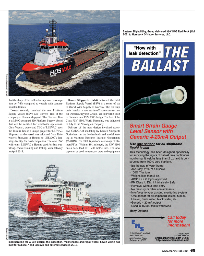 Maritime Reporter Magazine, page 69,  Nov 2013