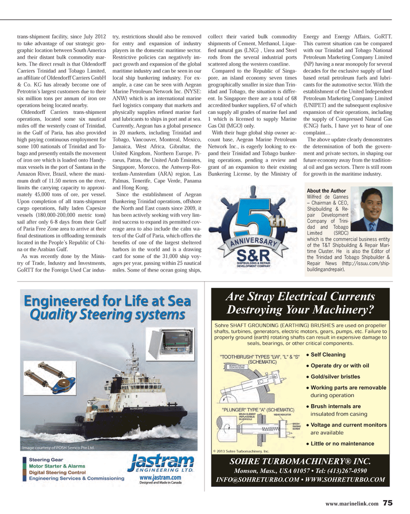 Maritime Reporter Magazine, page 75,  Nov 2013
