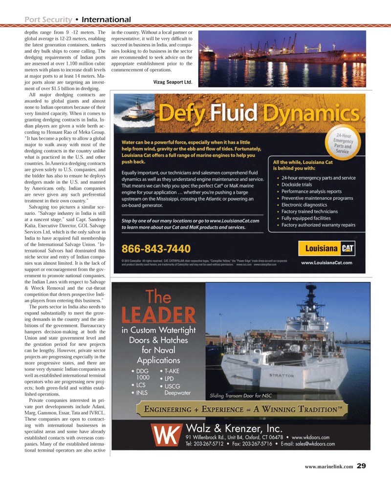 Maritime Reporter Magazine, page 29,  Dec 2013