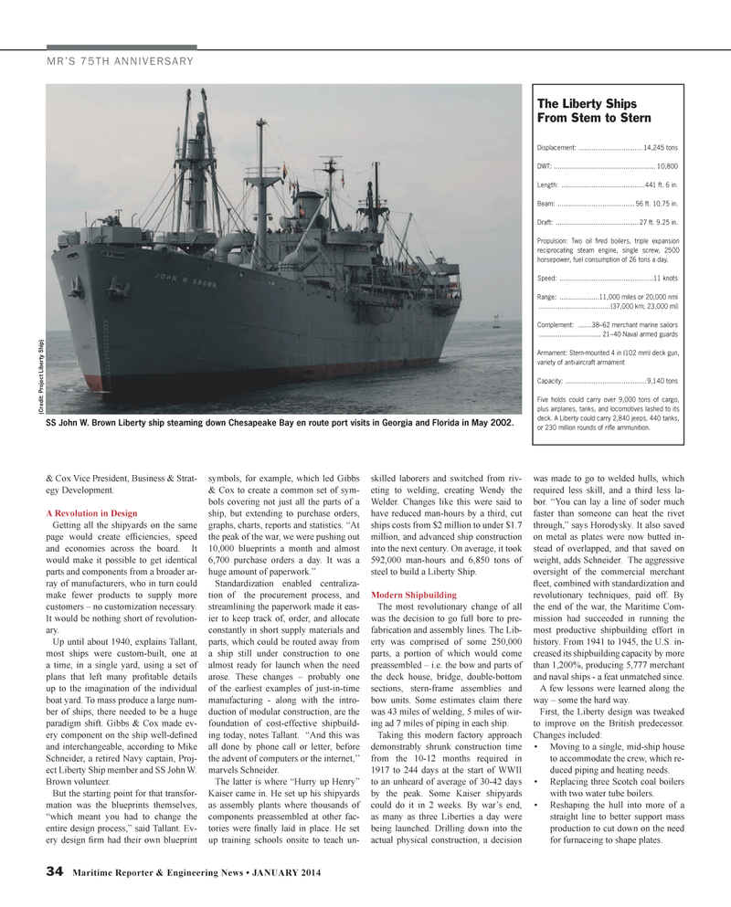 Maritime Reporter Magazine, page 34,  Jan 2014