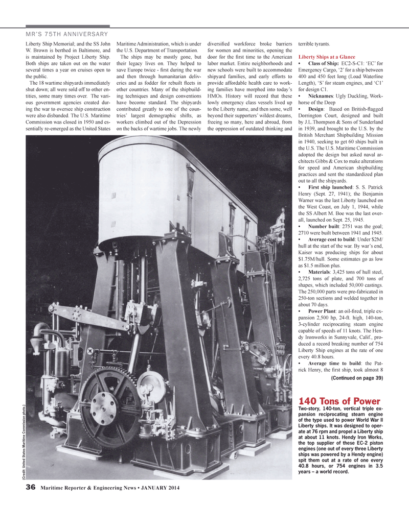 Maritime Reporter Magazine, page 36,  Jan 2014