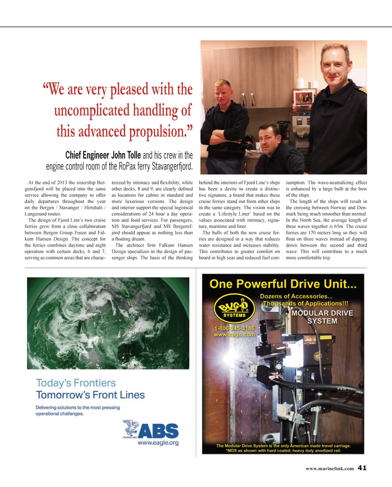 Maritime Reporter Magazine, page 41,  Jan 2014