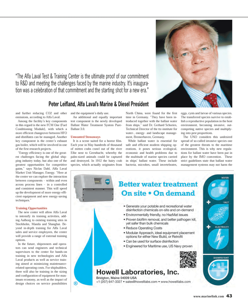 Maritime Reporter Magazine, page 43,  Feb 2014