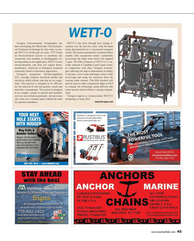 Maritime Reporter Magazine, page 45,  Feb 2014