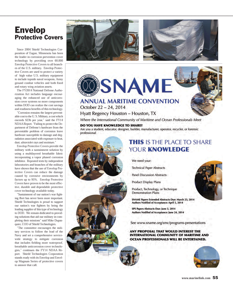 Maritime Reporter Magazine, page 55,  Feb 2014