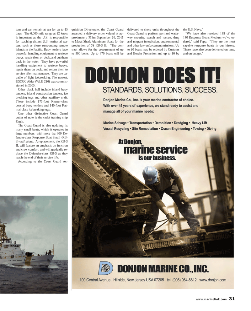 Maritime Reporter Magazine, page 31,  Mar 2014