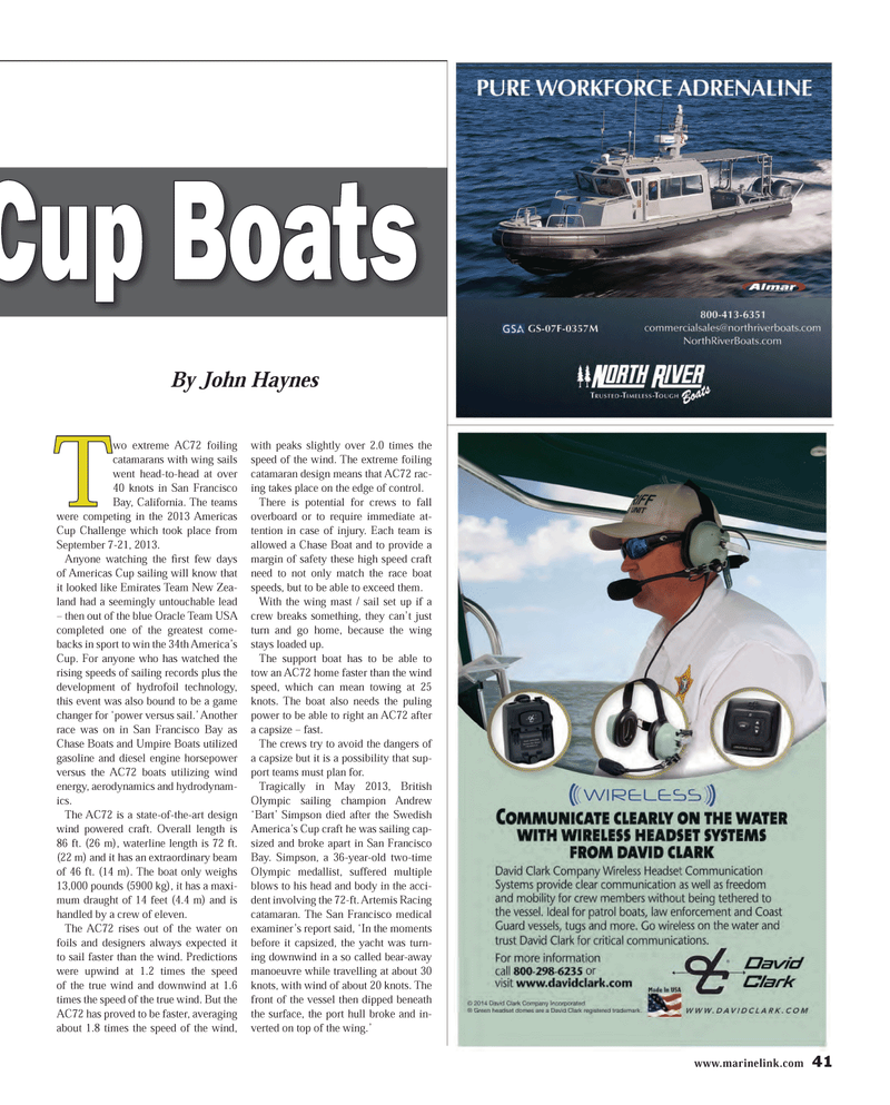 Maritime Reporter Magazine, page 41,  Mar 2014