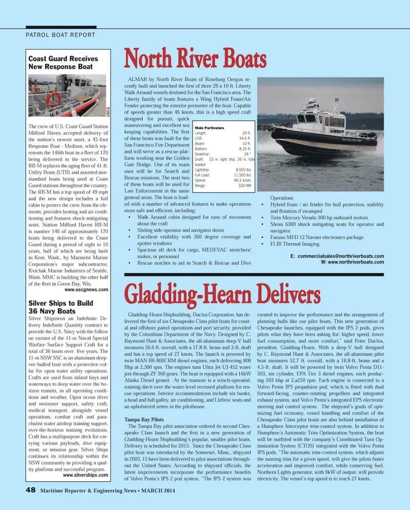 Maritime Reporter Magazine, page 48,  Mar 2014