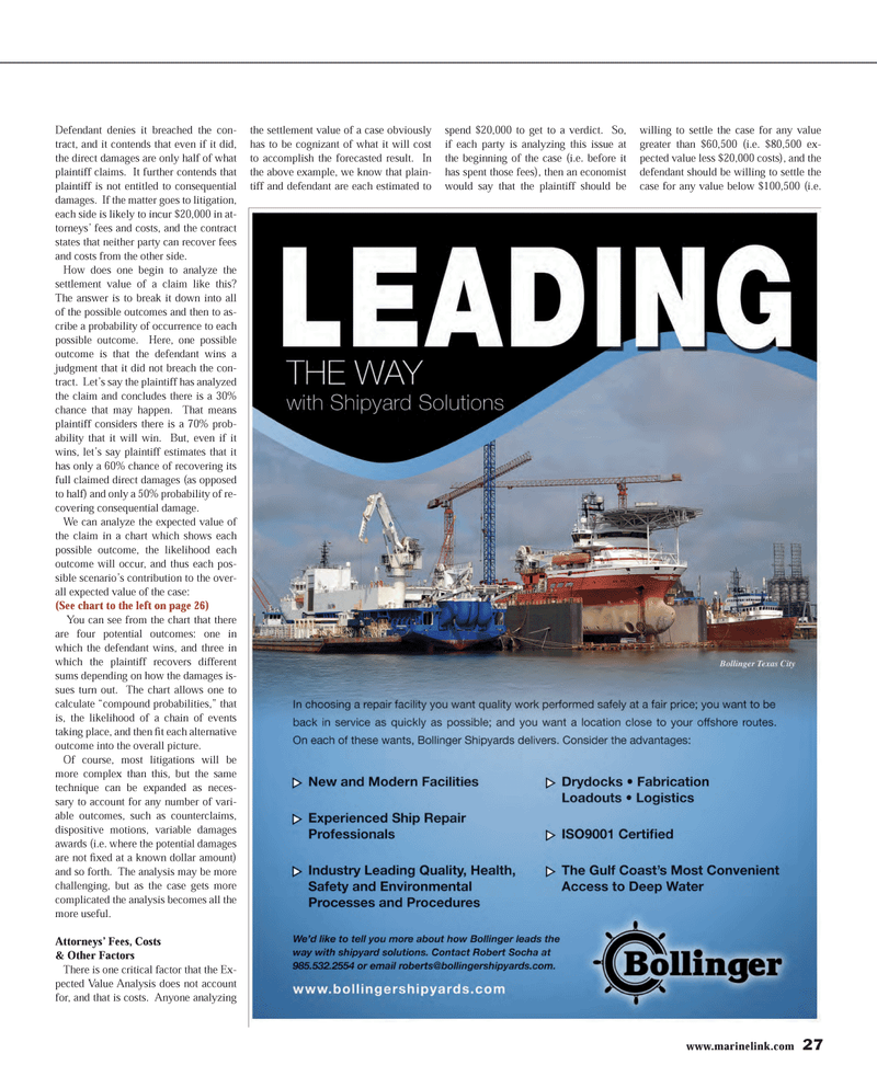 Maritime Reporter Magazine, page 27,  Apr 2014