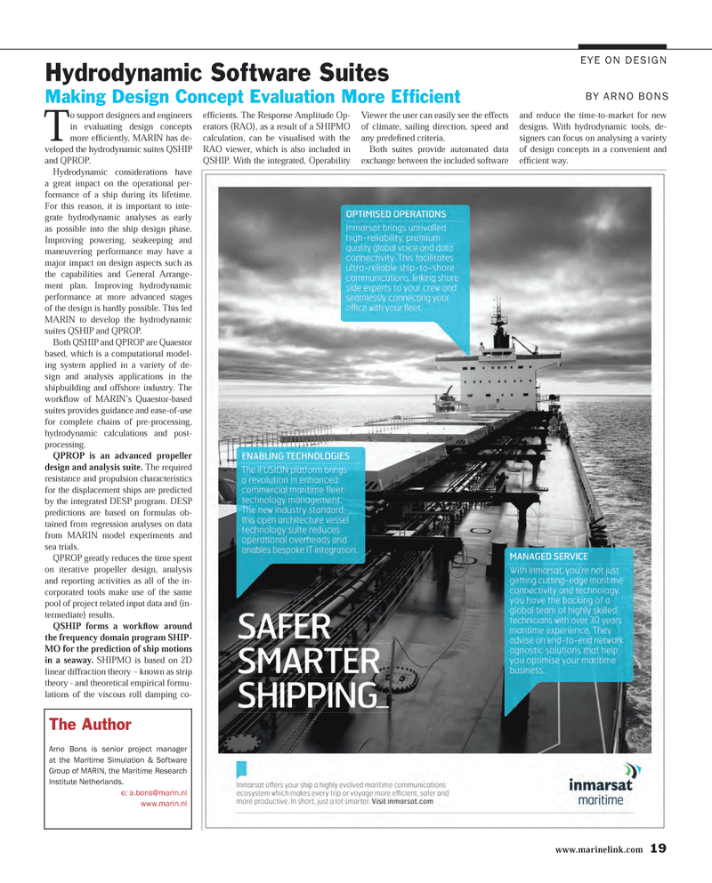 Maritime Reporter Magazine, page 19,  May 2014