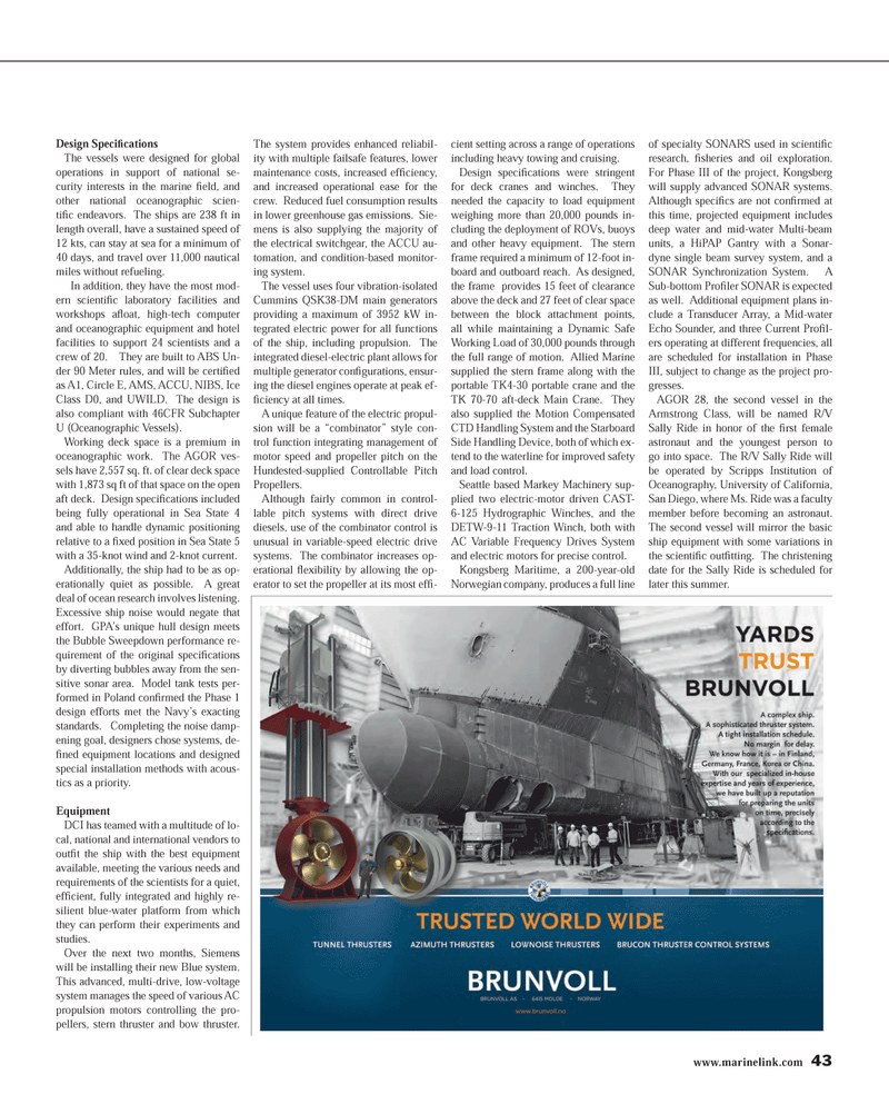 Maritime Reporter Magazine, page 43,  May 2014