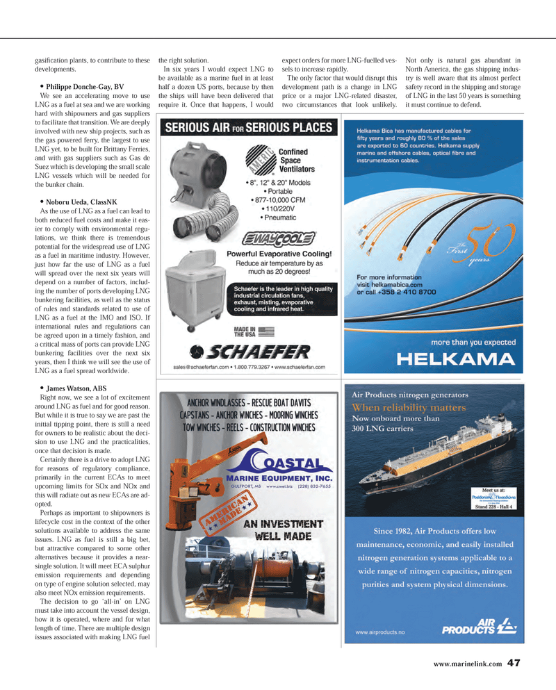 Maritime Reporter Magazine, page 47,  May 2014