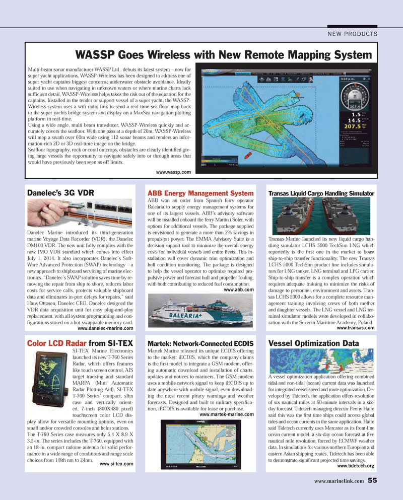 Maritime Reporter Magazine, page 55,  May 2014
