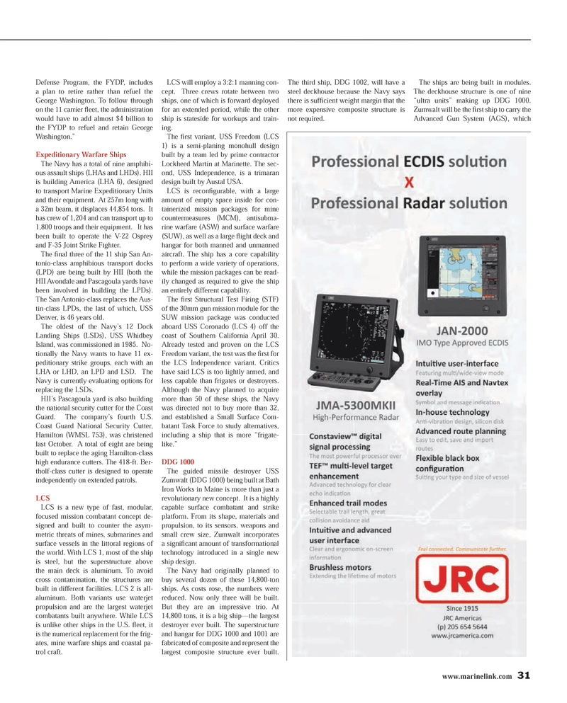 Maritime Reporter Magazine, page 31,  Jun 2014
