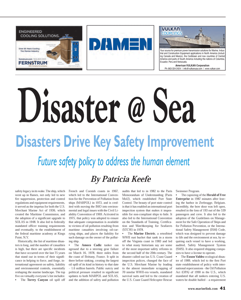 Maritime Reporter Magazine, page 41,  Jun 2014