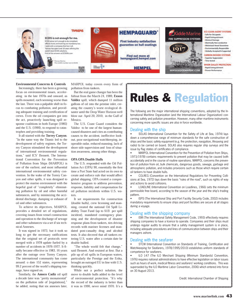 Maritime Reporter Magazine, page 43,  Jun 2014