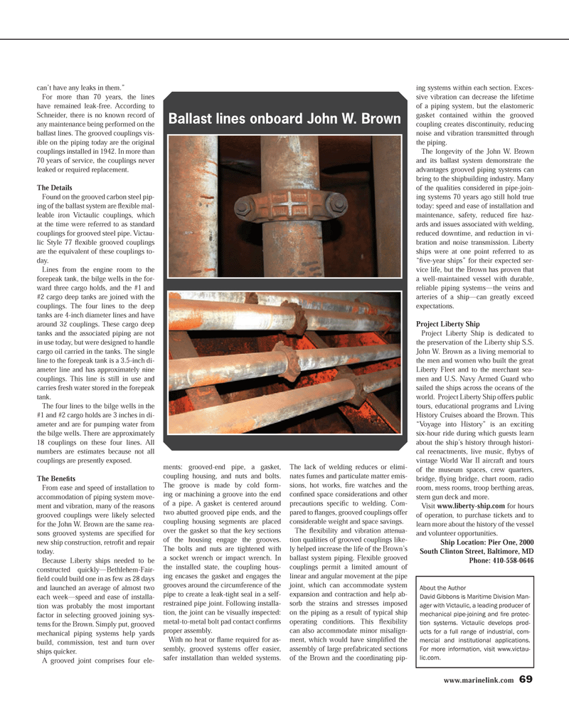 Maritime Reporter Magazine, page 69,  Jun 2014