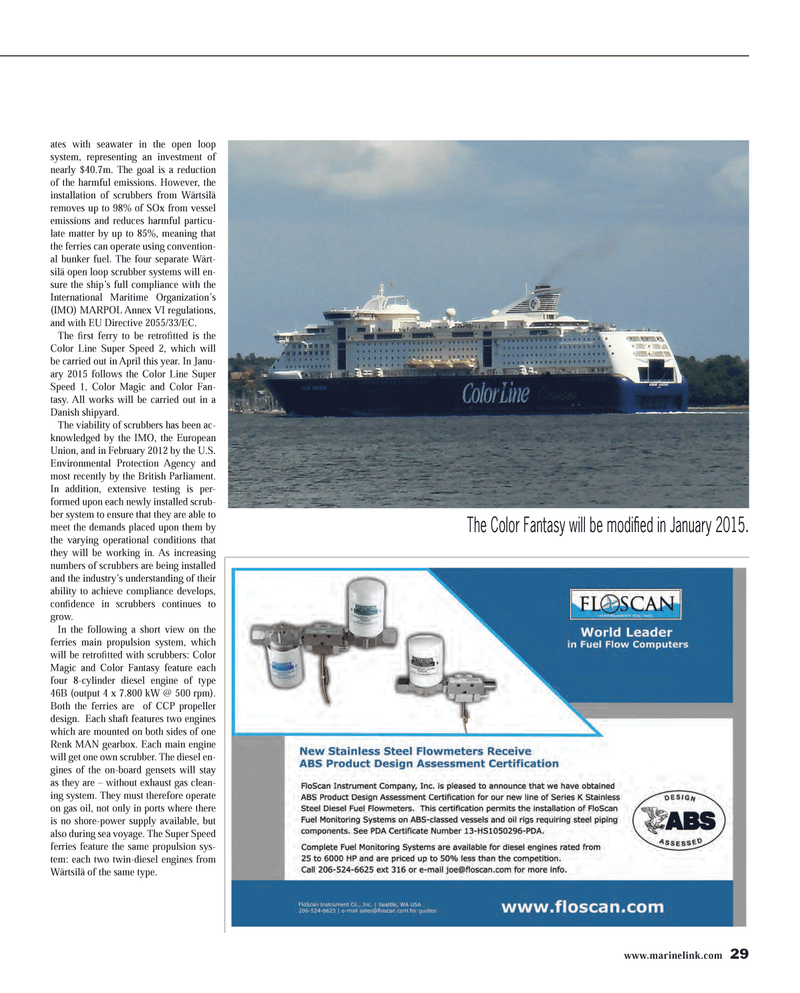 Maritime Reporter Magazine, page 29,  Jul 2014