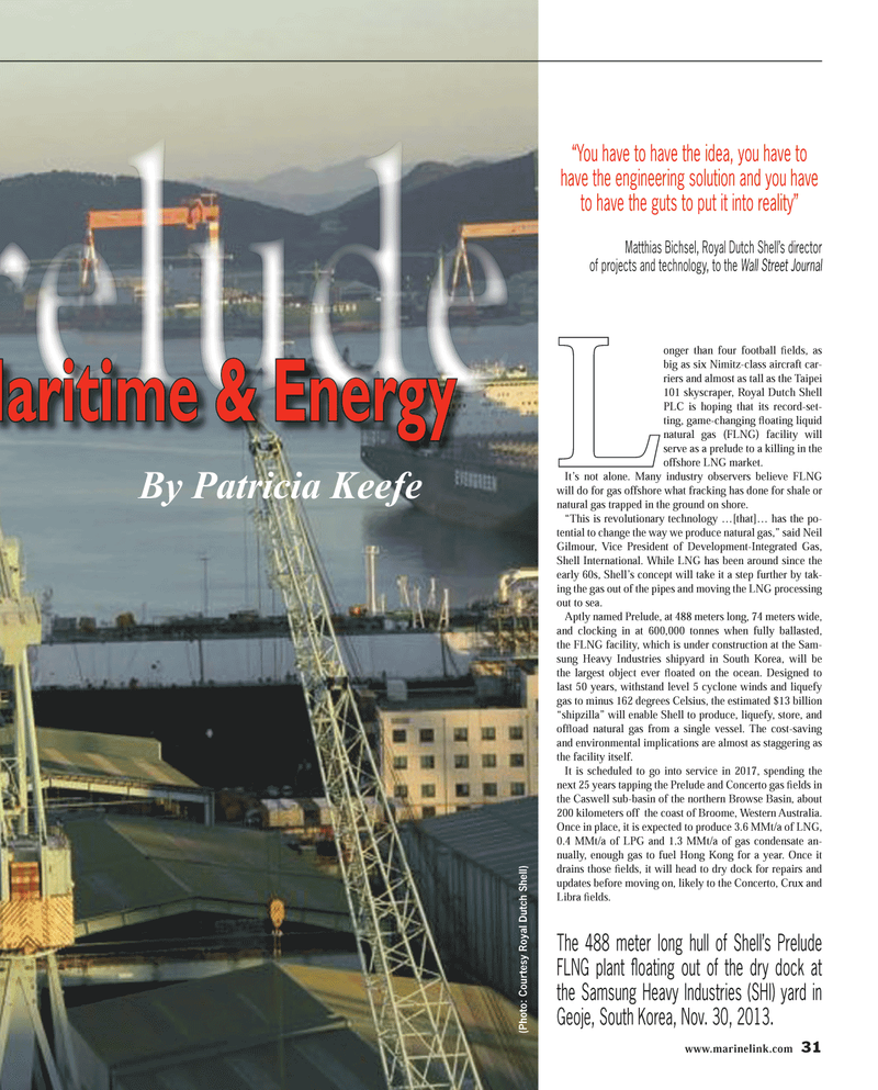 Maritime Reporter Magazine, page 31,  Jul 2014