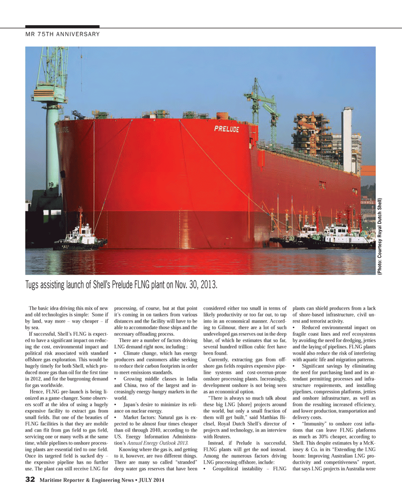 Maritime Reporter Magazine, page 32,  Jul 2014