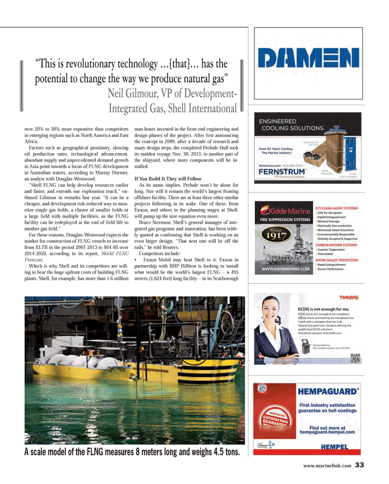 Maritime Reporter Magazine, page 33,  Jul 2014