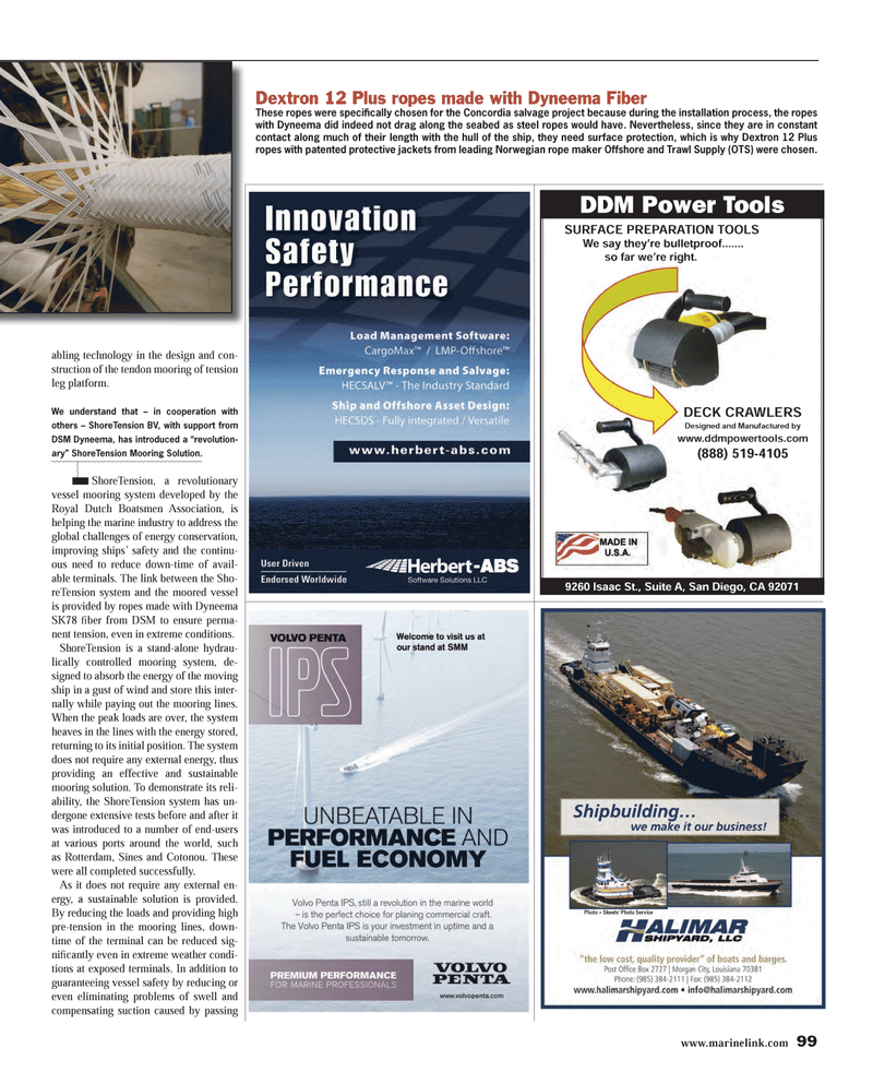 Maritime Reporter Magazine, page 99,  Aug 2014