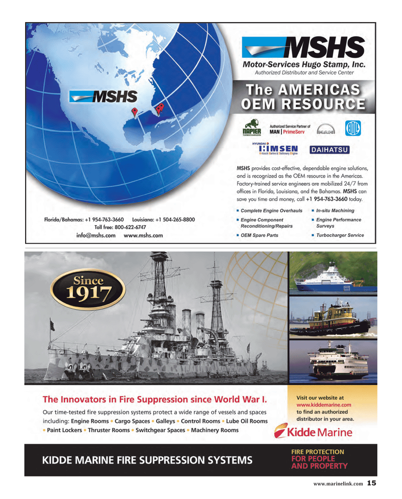 Maritime Reporter Magazine, page 15,  Aug 2014