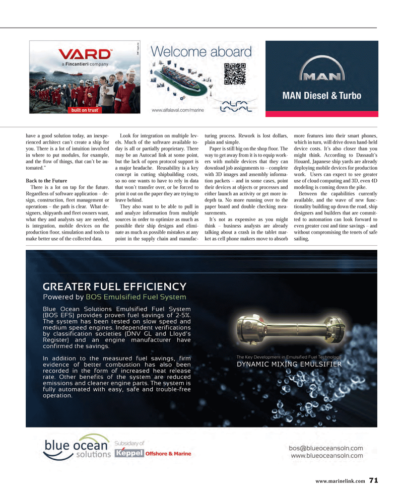 Maritime Reporter Magazine, page 71,  Aug 2014