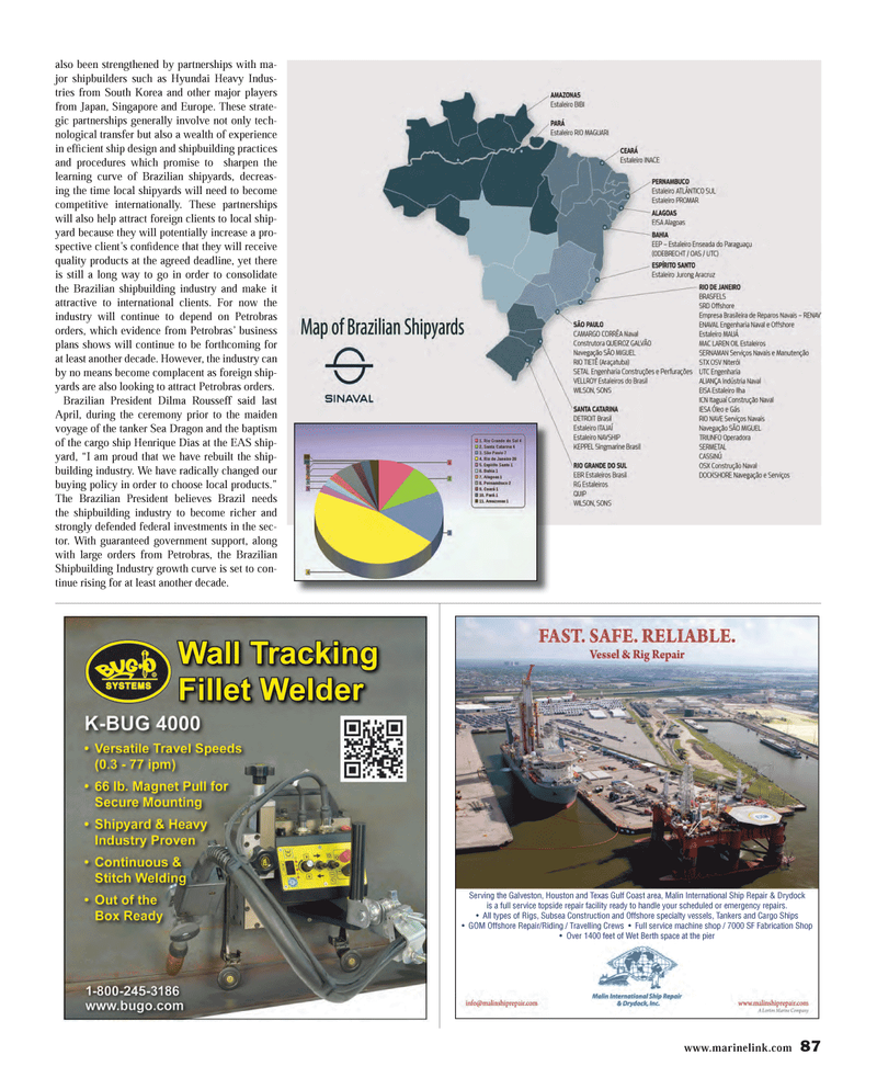 Maritime Reporter Magazine, page 87,  Aug 2014